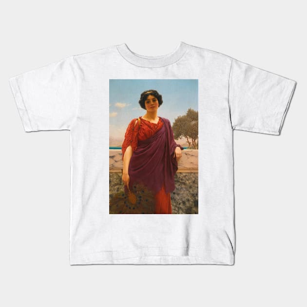 Rendez-Vous by John William Godward Kids T-Shirt by Classic Art Stall